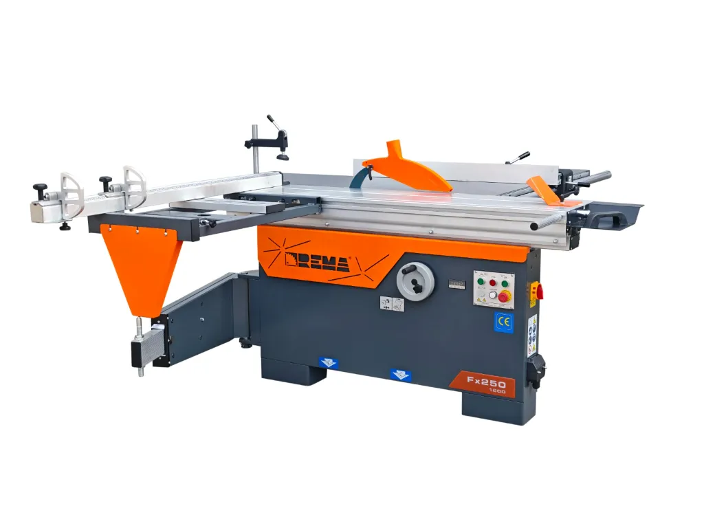 Piła formatowa, formatówka z podcinakiem Rema Fx250 1600mm (bez kaptura i wysięgnika)