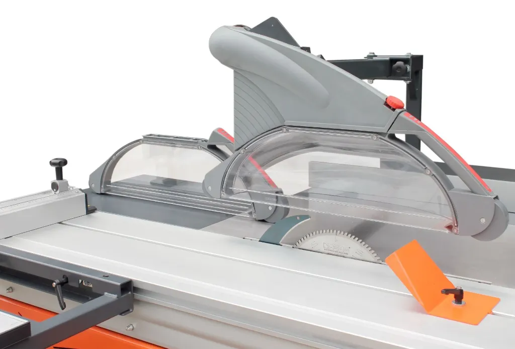 Piła formatowa, formatówka z podcinakiem REMA Fx250 2000mm Kaptur górny na wysięgniku