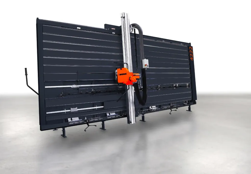 Pionowa piła panelowa, pilarka REMA 4222, podcinak w standardzie